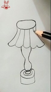 Easy Lamp Drawing Tutorial | Simple Pencil Sketch #shorts