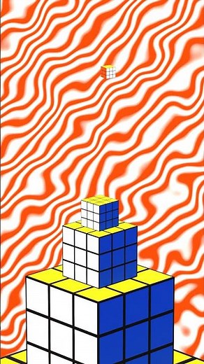 Rubik Tower Endless Loop #satisfying #simulation