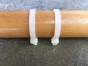 Twist off your zip ties, don't cut them