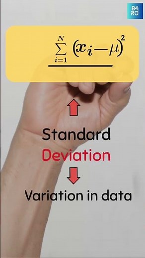 Introduction to Standard Deviation for Ungrouped data #statistics #maths #sigma #sigmarule