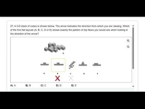 3D Cube View Challenge | Master Front View Questions for 11+ Non-Verbal Reasoning #ai #tutorial