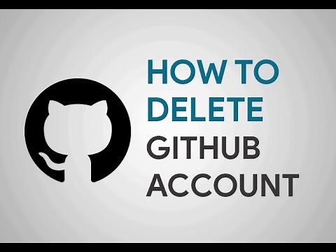 How To Delete Github Account?