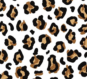 Seamless Leopard Print Pattern SVG   PNG Digital Download Files - Leopard Print Pattern Overlay Transparent - Etsy