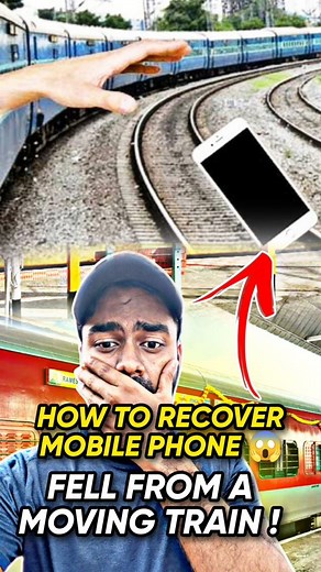 51K views · 681 reactions | How to Recover a Mobile Phone Fell From a Moving Train⁉️ #recovermobilephone #traintravel #trainvideos #trainsofinstagram #railfans #trainfans #perivlogs | Peri Vlogs | Facebook