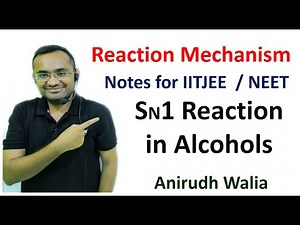 #11 - Reaction Mechanism || SN1 Reaction in Alcohols || Lucas Test || Alkyl Halide NCERT || sn1 mech