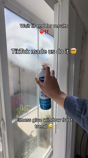 DIY Elmer's Glue Window Frosting Tutorial