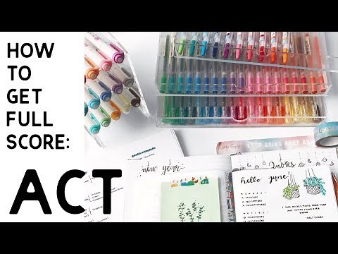 How to study for the ACT // study tips