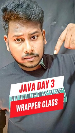 Tech Champs by rev on Instagram: "Wrapper class in Java Comment " class " for the document... . . . #java #wrapper #instagood #viralreels #trendingreels"