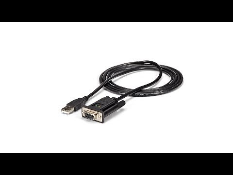 1 Port USB to Null Modem Adapter Cable with FTDI - ICUSB232FTN | StarTech.com