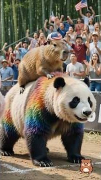 Capybara’s Panda Was Gone Before the Race… Until Rumi Called in a Mystery Ally 🐼