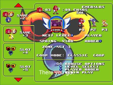 Sonic Classic Heroes cheats: How to get Super Sonic and 15 continues and night mode.