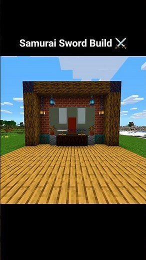 Samurai Sword Build in Minecraft 🤺