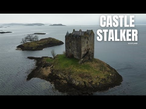 Flying Over Castle Stalker- Scotland’s Most Photogenic Castle