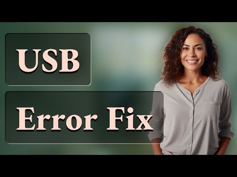Why Does My USB Show a Yellow Triangle Error?