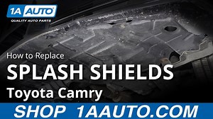 How to Replace Splash Shields 2011-17 Toyota Camry