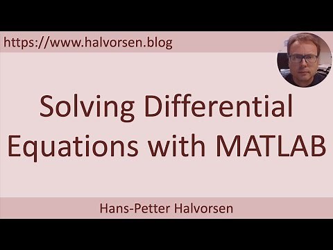 MATLAB - Solving Differential Equations