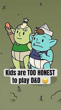 Kids are just TOO HONEST for D&D 🥹
