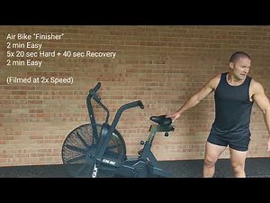 Air Bike Workout "Finisher"