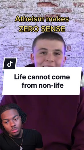 Do not harass or send hate comments to this creator @Ryan Walker - Life cannot come from non-life - #atheist #agnostic #religion #philosophy