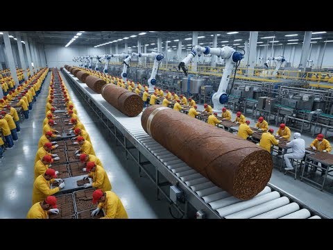 Inside a Cigar Factory How It's Made A Billion Dollar Industry ( The Whole Process )