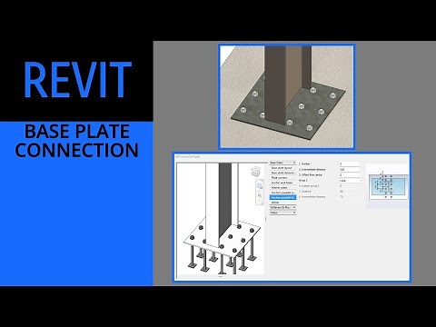 Revit Structural Steel - Base Plate Connections