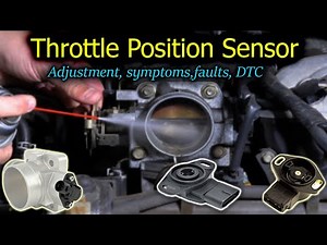 Throttle Position Sensor Operation, Adjustment, Symptoms, Failures, Solutions And Replacement.