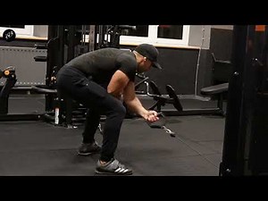 Cable Rear Delt Raise Demonstration For Beginners - Shoulder Exercise Tutorial For Correct Form