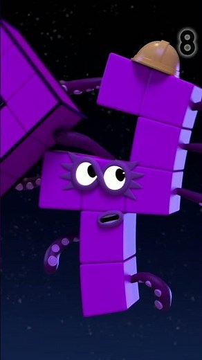 Octoblock's Bravest Moment 🦸 | Learn to Count for Kids | ‪@Numberblocks‬