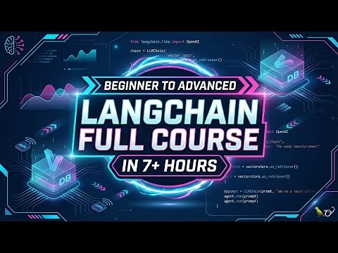 LangChain Full Course in One Shot | Learn RAG, LangChain, and AI App Development (Complete Tutorial)