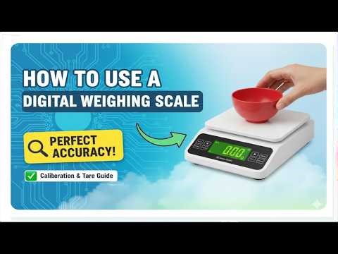 How To Use a Digital Weighing Scale