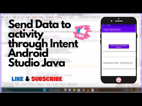 How to Send Data through Intent in Android Studio | Java | Mobile App Development