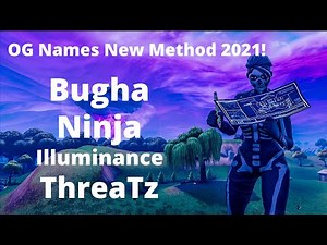 How To Get ANY *OG* Epic Name In Fortnite Season 5! (NEW WORKING METHOD!)