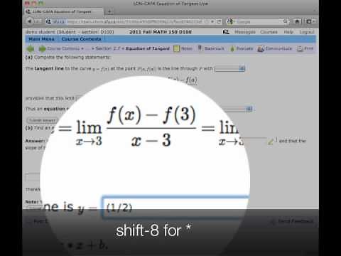LON-CAPA Quick Tip: Answering Questions
