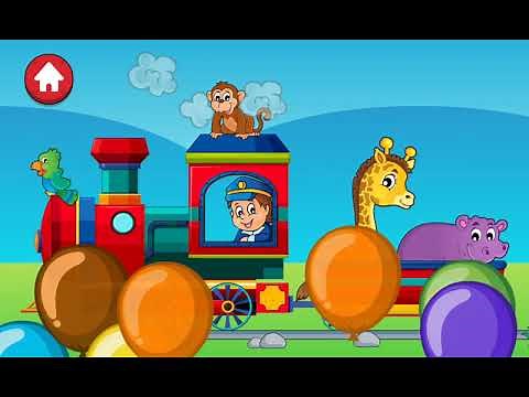 Toddler Puzzles app for preschool kids - Cartoon train puzzle - Get it on Google Play