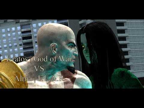 Kratos vs Alma Wade - GOD OF WAR vs F.E.A.R. in Garry's Mod (Who Wins?)