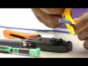 How To Terminate An RJ45 With Guide Connector