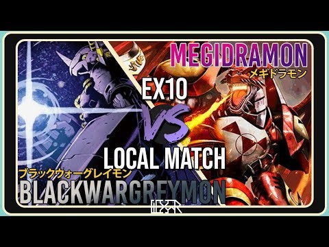 BlackWarGreymon vs Megidramon [Digimon TCG EX10 Local Match] Match Commentary