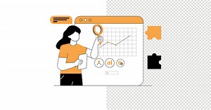 Data Analysis Illustration Animation