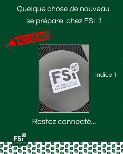 😊Oui oui vous avez bien lu ! Quelque chose de nouveau se prépare chez FSI ! Nous vous partagerons 3 indices cette semaine..... restez connecté 😉 #matérielélagageprofessionnel #paysagiste #fsi #fsifranskan | FSI - Matériel d'élagage professionnel