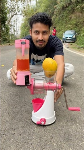 Hand Juicer Machine Vs USB Rechargeable 1 Ta Juicer Mixer😍