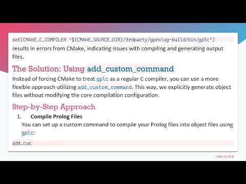 How to Build an Executable with a Custom Compiler from an External Project