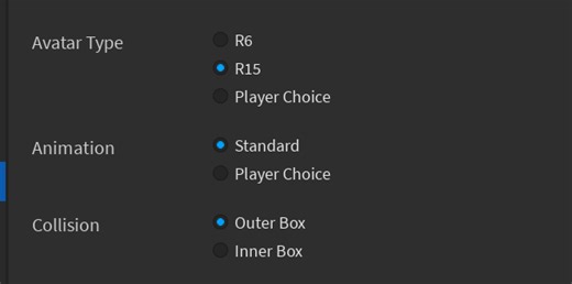 Can't change default animations