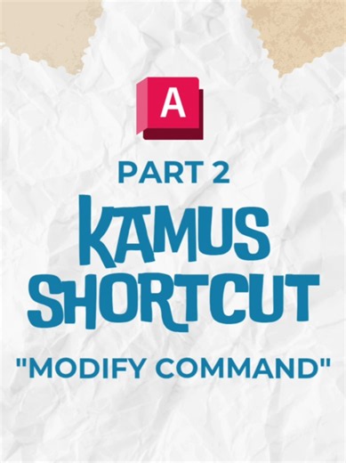 Shortcut Modify yang sering bgt di spam sama drafter, wajib banget hafall! 🧎🧎🧎 #autocad #drafter #tutorial #fyp #autocadtutorial