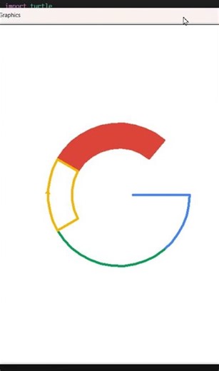 How to make Google Logo using Python! 🐍 #coding #pythonprogramming #programming