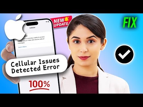 How to Fix Cellular Issues Detected Error on iPhone 2025 | Unable to Access Cellular Data