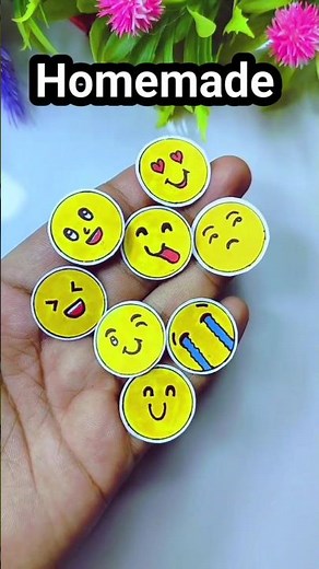 DIY homemade stickers 😍No Double Sided Tape ❌ NO Paper ❌ No Glue/how to make stickers at home