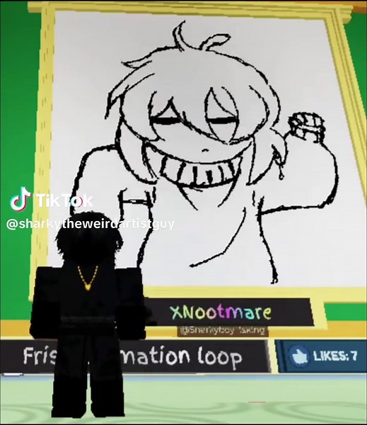 Frisk Animation Loop Inspired by Undertale