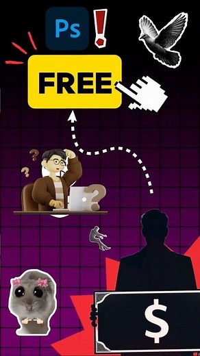 FREE PHOTOSHOP IN 10 SEC! 😳🔥#PhotoshopFree #shorts #GraphicDesign #freetools