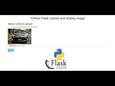 Python Flask Upload and display image