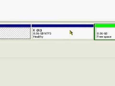 Disk Management in XP
